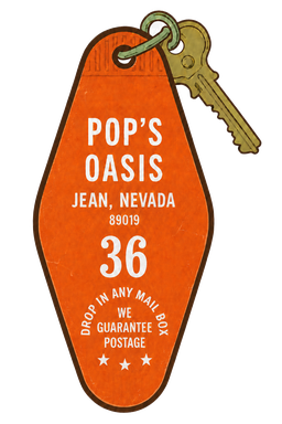 Pop's Oasis room 36 key